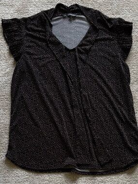 Adriana Papelle V-Neck Women's Top
